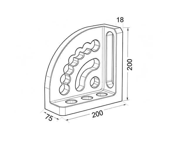Adjustable Angle bracket(L)