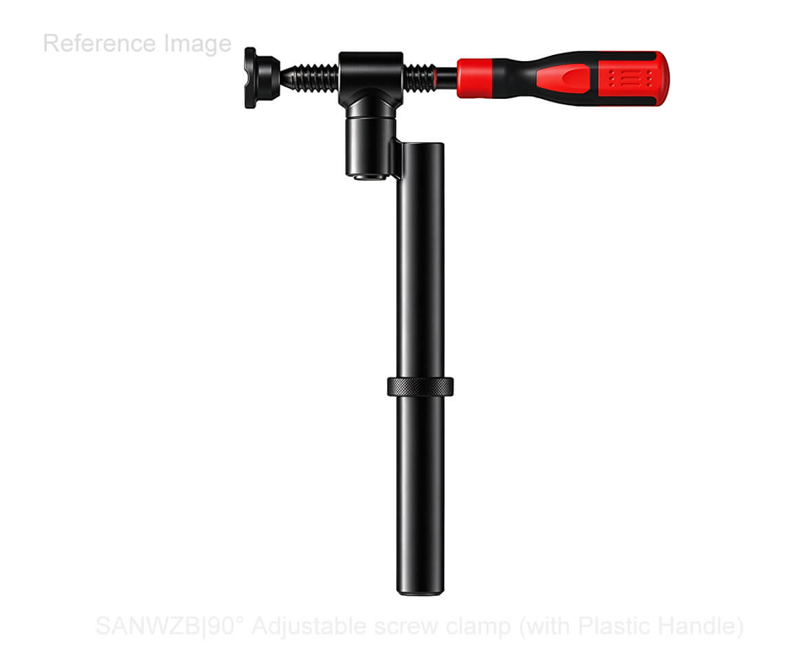 90° Adjustable Screw Clamp With Plastic Handle Ref.6
