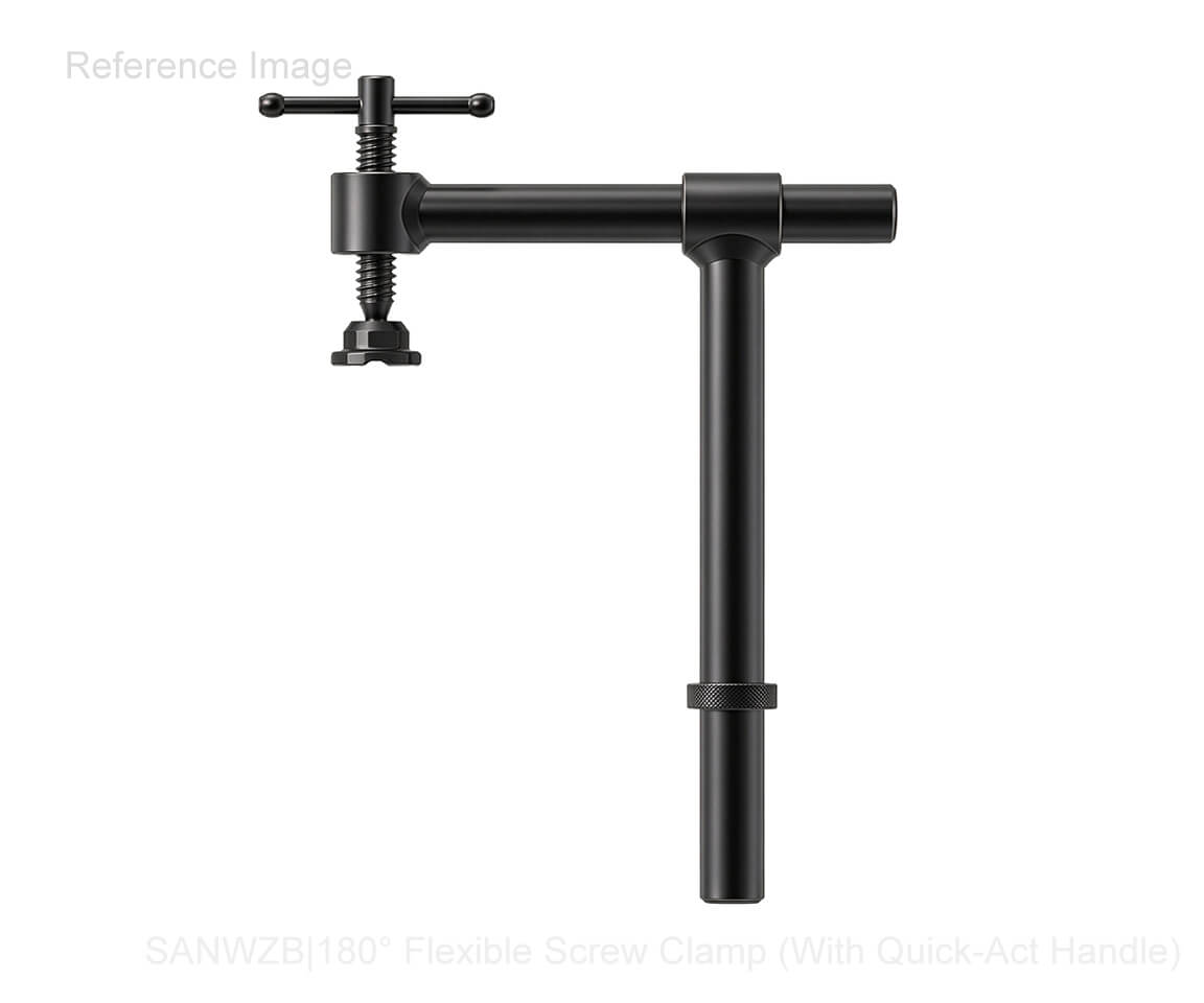 180° Flexible Screw Clamp With Quick-Act Handle Ref.2