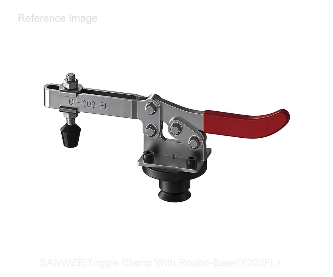 Toggle Clamp With Round-Base Y203FL Ref.3