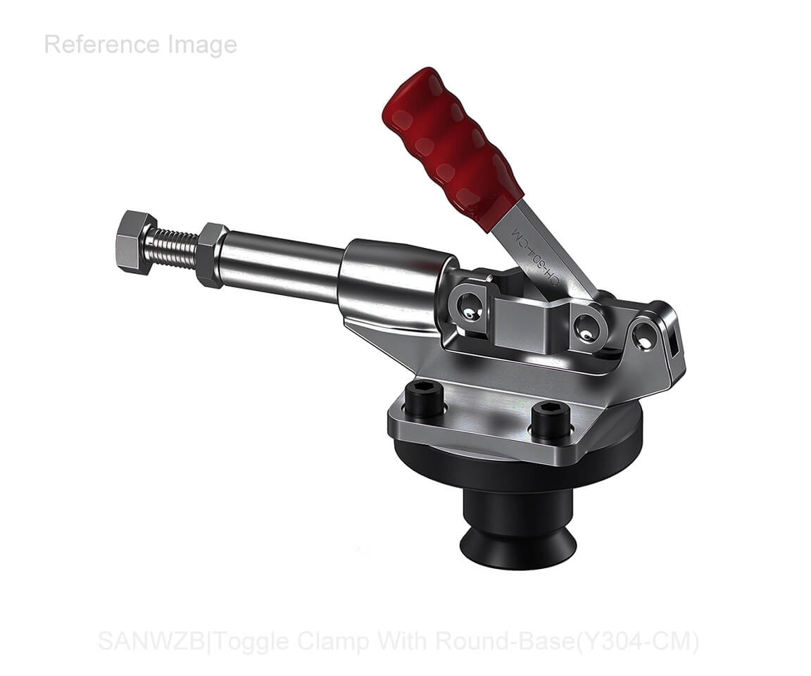 Toggle Clamp With Round-Base Y304-CM Ref.2