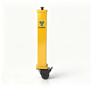 SANWZB Square Leg with Brake Caster - mobile solution with locking wheels