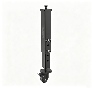 SANWZB Telescoping Square Leg with Brake Caster - mobile and height-adjustable