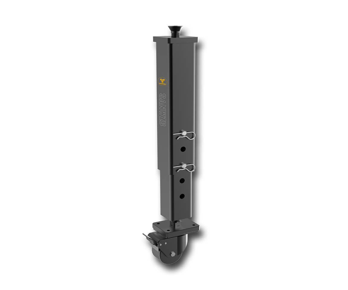 SANWZB Telescoping Square Leg with Brake Caster - mobile and height-adjustable