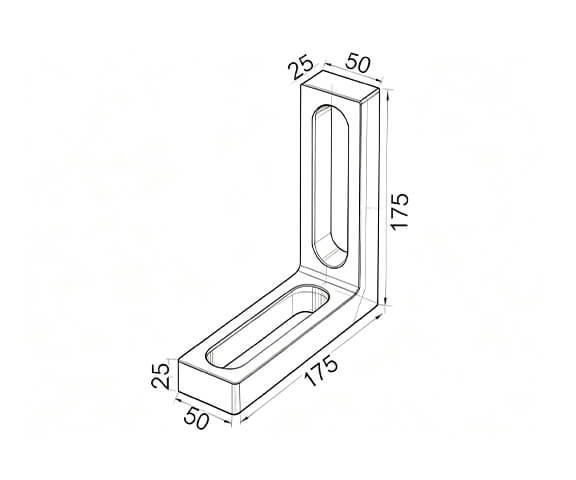 D28-Clamping and locating angle (175x50x175-CC)