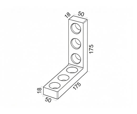 D22-Clamping and locating angle (175x50x175-KK)